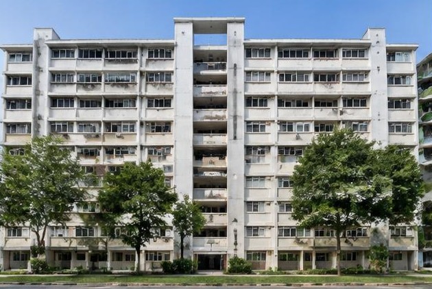 Representative HDB exterior for this prototype scenario